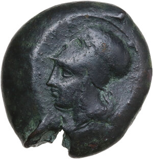 obverse: Syracuse.  Dionysios I to Dionysios II. AE Drachm, c. 380 BC