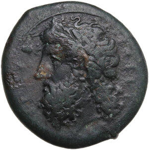 obverse: Syracuse.  Timoleon (334-336 BC).. AE Dilitron. Timoleontic Symmachy coinage, c. 339/8-334 BC