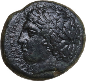 obverse: Syracuse.  Agathokles (317-289 BC).. AE 20 mm