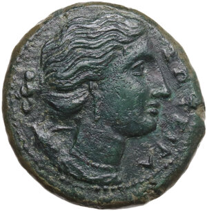 obverse: Syracuse.  Agathokles (317-289 BC).. AE Litra, c. 295 BC