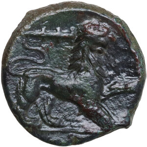 reverse: Syracuse.  Agathokles (317-289 BC).. AE 19 mm