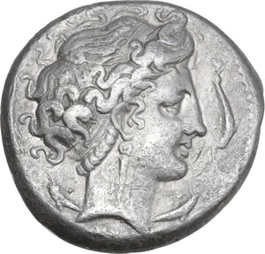 obverse: Central and Southern Campania, Neapolis. AR Didrachm, c. 300 BC