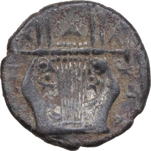 reverse: Macedon, Chalkidian League. AR Tetrobol, Olynthus mint, 432-379 BC