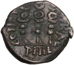 reverse: Macedon, Philippi.  Time of Claudius to Nero.. AE 19.5 mm. Struck c. AD 41-68