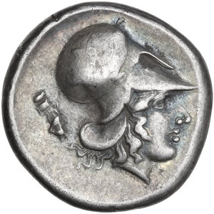reverse: Epeiros, Ambrakia. AR Stater, c. 404-360 BC