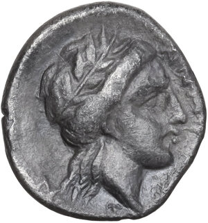 reverse: Akarnania, Anaktorion. AR Drachm, 350-300 BC