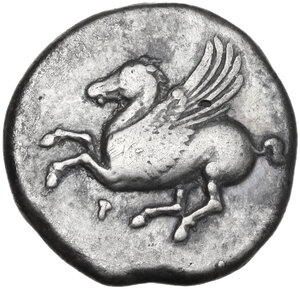 obverse: Corinthia, Corinth. AR Stater, 4th century BC