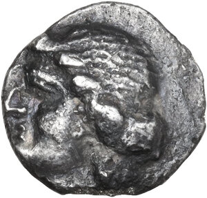 obverse: Crete.  Kydonia. AR Diobol, c. 2nd century BC