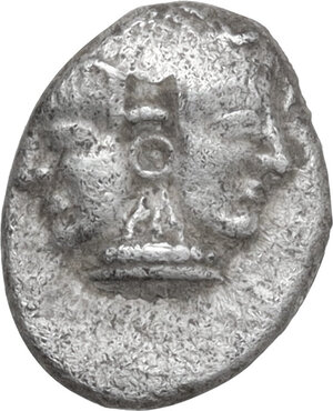 obverse: Mysia, Lampsakos. AR Hemiobol, 500-450 BC