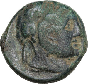 obverse: Egypt, Ptolemaic Kingdom.  Ptolemy I Soter (305-285 BC).. AE Obol, uncertain mint 9 in Cyprus, after 294 BC