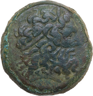 obverse: Egypt, Ptolemaic Kingdom.  Ptolemy III Euergetes (246-222 BC).. AE 34 mm. Alexandreia mint. Struck circa 245-222 BC