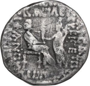 reverse: Kings of Parthia.  Phraates IV (38-2 BC).. AR Tetradrachm. Seleukeia on the Tigris mint. Uncertain date