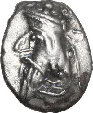 obverse: Persis.  Napād (Kapat) (1st century AD).. AR Obol
