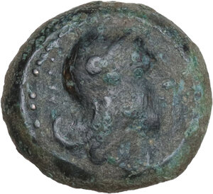 obverse: Anonymous. AE Half Litra, c. 234-231 BC