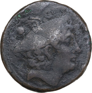 obverse: Anonymous semilibral series.. AE Sextans, 217-215 BC