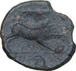 reverse: Northern Apulia, Arpi. AE Unit, c. 325-275 BC