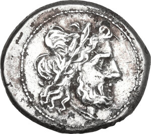 obverse: Anonymous. Fourrée Victoriatus, uncertain Campanian mint, 214 BC