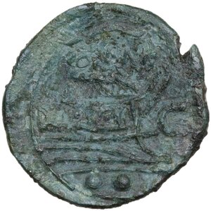 reverse: L. Cornelius (C) series. AE Sextans. Mint in Sardinia, 211 BC