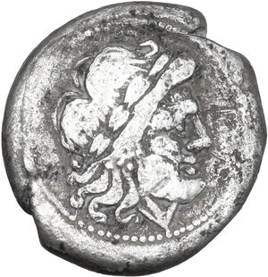 obverse: TAMP series. AR Victoriatus, Roma, 204 BC
