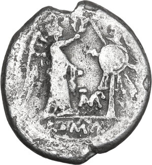 reverse: TAMP series. AR Victoriatus, Roma, 204 BC