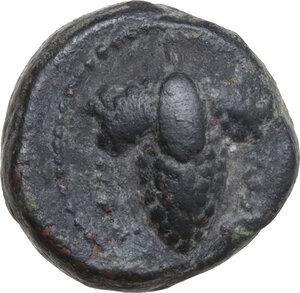 reverse: Northern Apulia, Arpi. AE 14.5 mm, c. 215-212 BC