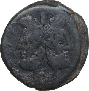 obverse: Bull and MD series.. AE As, c. 189-180 BC