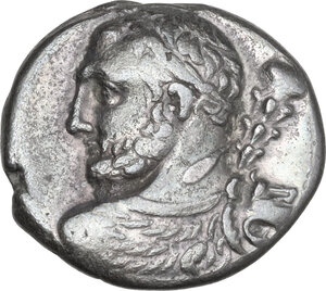 obverse: Ti. Quinctius. AR Denarius, 112 or 111 BC