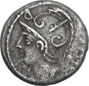 obverse: L. Julius Caesar. AR Denarius, 103 BC