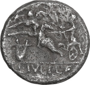 reverse: L. Julius Caesar. AR Denarius, 103 BC
