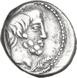 obverse: L. Titurius L.f. Sabinus. AR Denarius, Rome mint, 89 BC