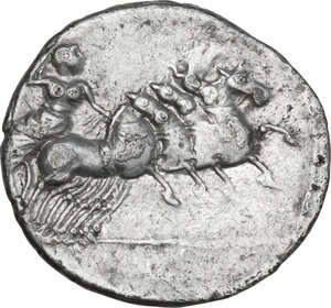 reverse: Vergilius, Gargilius and Ogulnius.. AR Denarius, 86 BC