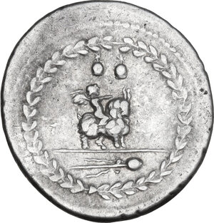 reverse: Mn. Fonteius C.f.. AR Denarius, 85 BC