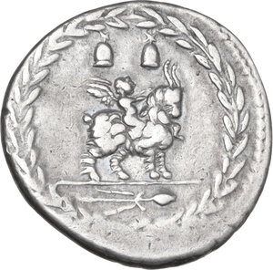 reverse: Mn. Fonteius C.f.. AR Denarius, 85 BC