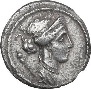 obverse: Faustus Cornelius Sulla.. AR Denarius, 56 BC