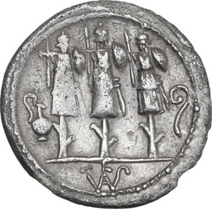 reverse: Faustus Cornelius Sulla.. AR Denarius, 56 BC