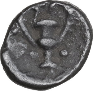 reverse: Southern Apulia, Tarentum. AR Obol, c. 280-228 BC