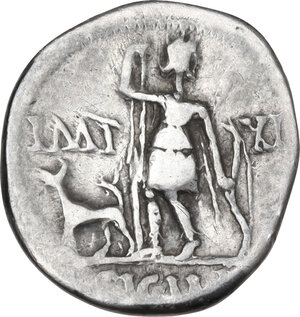 reverse: Augustus (27 BC - 14 AD).. AR Denarius. Lugdunum mint