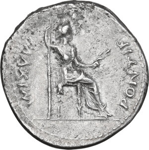 reverse: Tiberius (14-37).. AR Denarius 