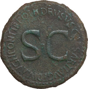 reverse: Drusus, son of Tiberius (died 23 AD).. AE Sestertius, Rome mint, 22-23