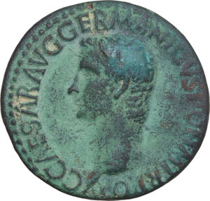obverse: Gaius (Caligula) (37-41).. AE As, Rome mint, 37-38