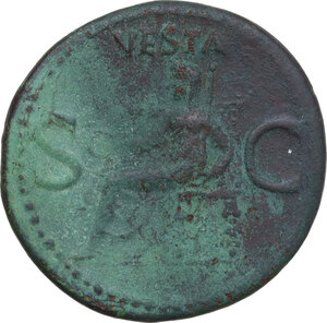reverse: Gaius (Caligula) (37-41).. AE As, Rome mint, 37-38