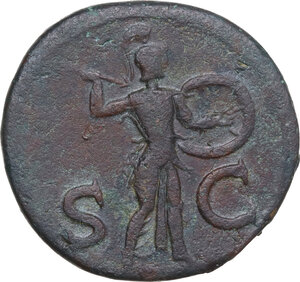 reverse: Claudius (41-54).. AE As, 50-54