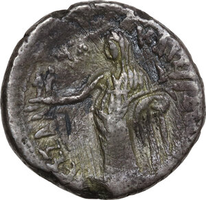 reverse: Claudius (41-54) with Messalina, his third wife (died 48 AD).. BI Tetradrachm, Alexandria mint, year 1 (41/2 AD)
