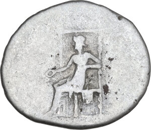 reverse: Nero (54-68).. AR Denarius, Rome mint, 65-66