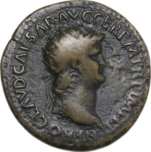 obverse: Nero (54-68). AE Dupondius, Rome mint, 64 AD