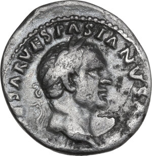 obverse: Vespasian (69-79).. AR Denarius, 69-70 AD