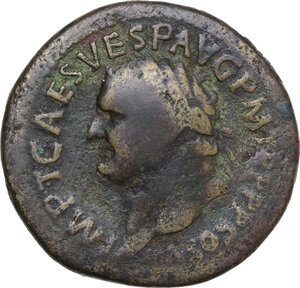 obverse: Titus (79-81).. AE Sestertius, Rome mint, 80-81 AD
