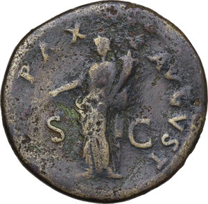 reverse: Titus (79-81).. AE Sestertius, Rome mint, 80-81 AD