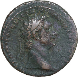 obverse: Domitian (81-96).. AE As, Rome mint, 88 AD