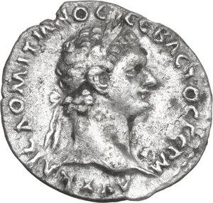obverse: Domitian (81-96).. AR Drachm, Koinon of Lycia (Lycia-Pamphylia), 95 AD